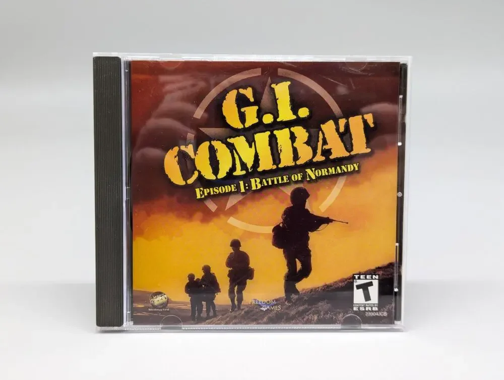 GI Combat Episode 1 Battle of Normandy Video Game PC Vintage